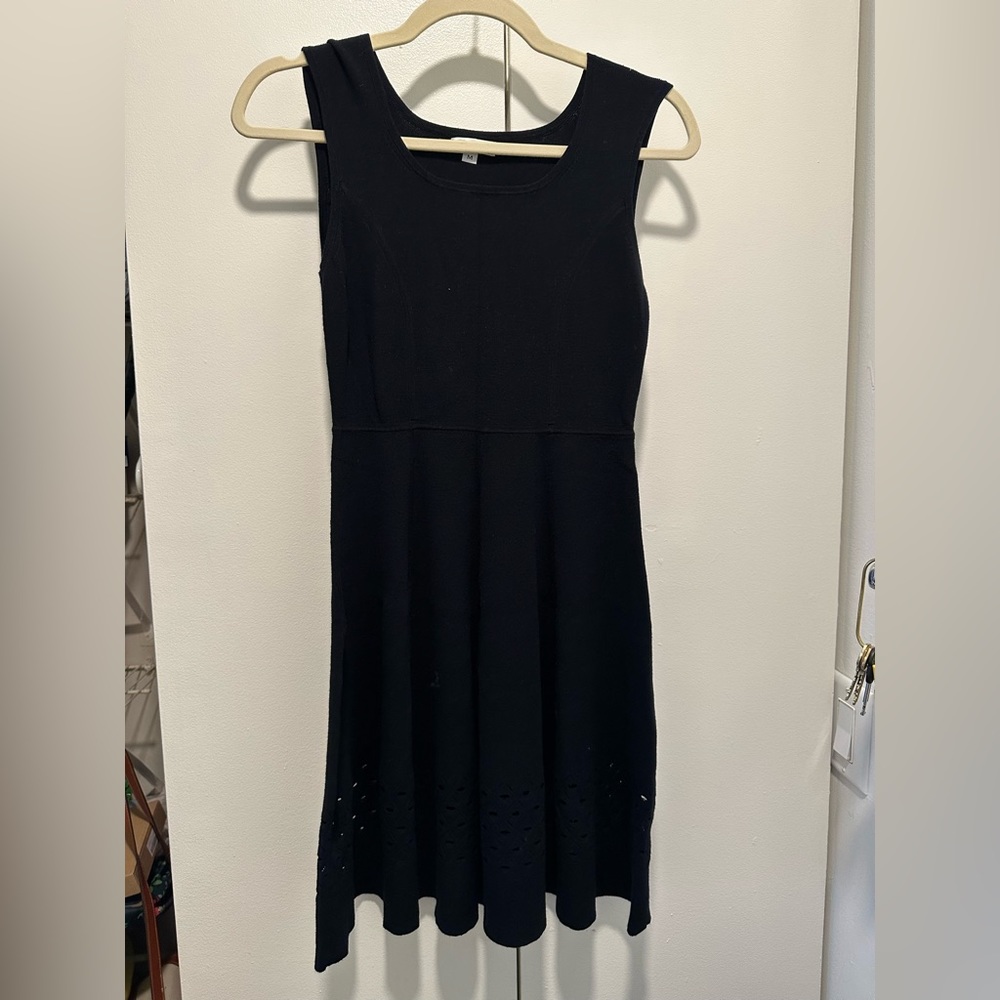 Shoshanna black knit dress